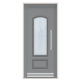 Porte d’entrée bois-alu Pirnar 8190 sur mesure | A2T