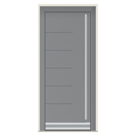 Porte d’entrée bois-alu Pirnar 8200 sur mesure | A2T