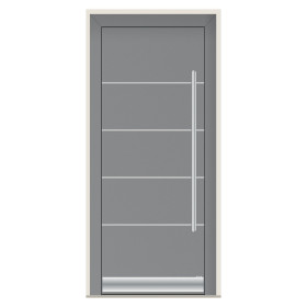 Porte d’entrée bois-alu Pirnar 8210 sur mesure | A2T