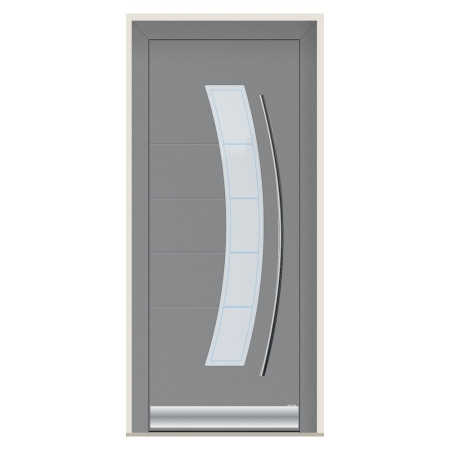 Porte d’entrée bois-alu Pirnar 8230 sur mesure | A2T