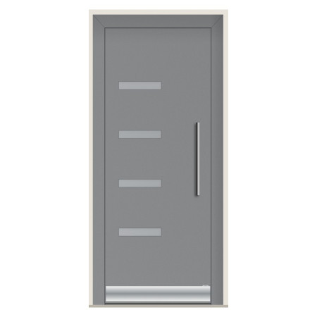 Porte d’entrée bois-alu Pirnar 8260 sur mesure | A2T
