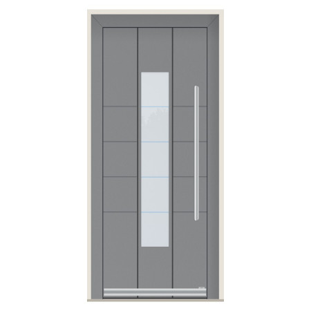 Porte d’entrée bois-alu Pirnar 8280 sur mesure | A2T