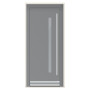 Porte d’entrée bois-alu Pirnar 8320 sur mesure | A2T
