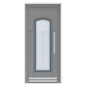 Porte d’entrée bois-alu Pirnar 8370 sur mesure | A2T