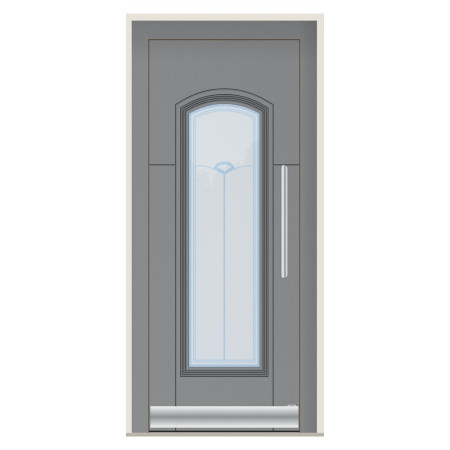 Porte d’entrée bois-alu Pirnar 8370 sur mesure | A2T