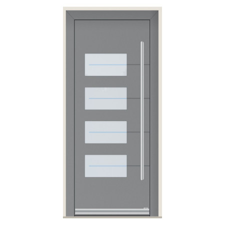 Porte d’entrée bois-alu Pirnar 8410 sur mesure | A2T
