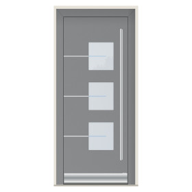 Porte d’entrée bois-alu Pirnar 8450 sur mesure | A2T