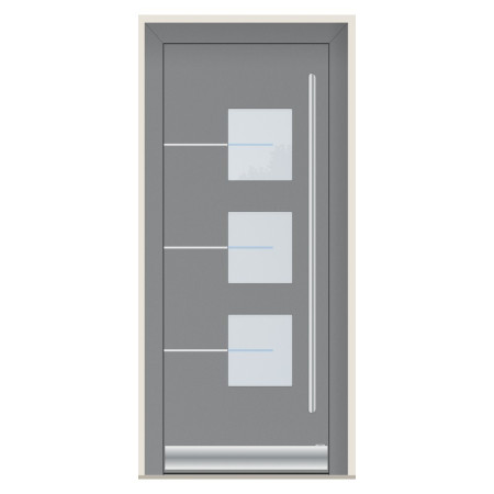 Porte d’entrée bois-alu Pirnar 8450 sur mesure | A2T