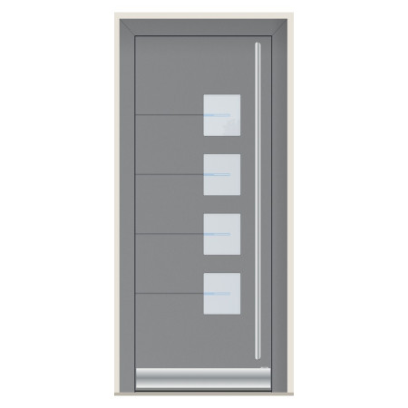Porte d’entrée bois-alu Pirnar 8460 sur mesure | A2T