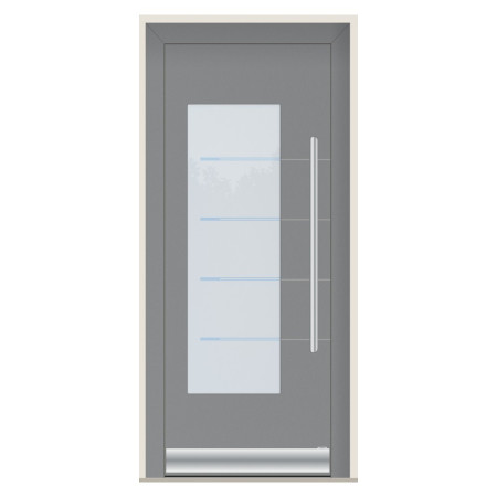 Porte d’entrée bois-alu Pirnar 8470 sur mesure | A2T