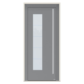 Porte d’entrée bois-alu Pirnar 8480 sur mesure | A2T