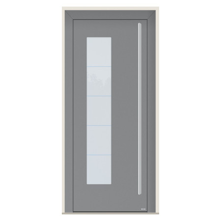 Porte d’entrée bois-alu Pirnar 8480 sur mesure | A2T