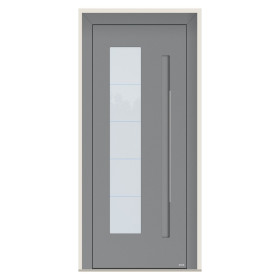 Porte d’entrée bois-alu Pirnar 8490 sur mesure | A2T