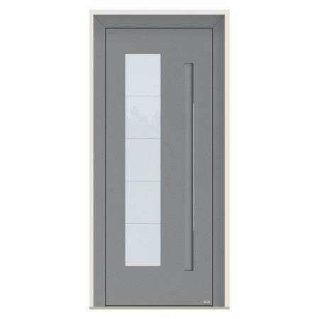 Porte d’entrée bois-alu Pirnar 8490 sur mesure | A2T
