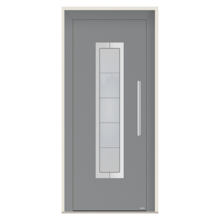 Porte d’entrée bois-alu Pirnar 8160P sur mesure | A2T