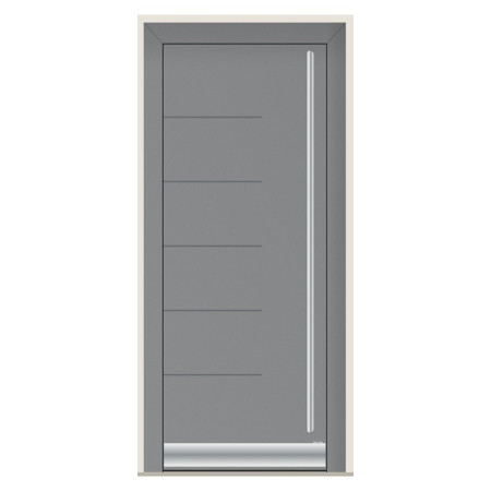 Porte d’entrée bois-alu Pirnar 8200P sur mesure | A2T