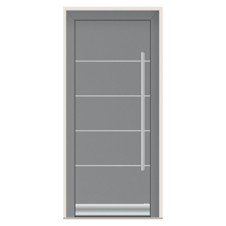 Porte d’entrée bois-alu Pirnar 8210P sur mesure | A2T