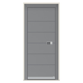 Porte d’entrée bois-alu Pirnar 8211P sur mesure | A2T
