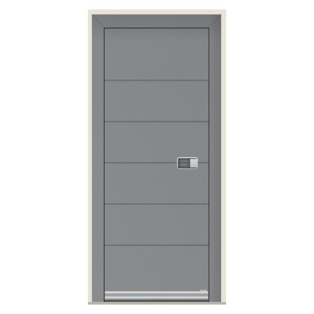 Porte d’entrée bois-alu Pirnar 8211P sur mesure | A2T