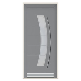 Porte d’entrée bois-alu Pirnar 8230P sur mesure | A2T