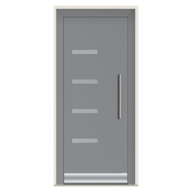 Porte d’entrée bois-alu Pirnar 8260P sur mesure | A2T