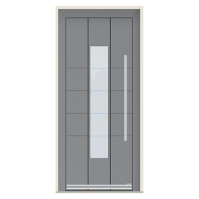 Porte d’entrée bois-alu Pirnar 8280P sur mesure | A2T