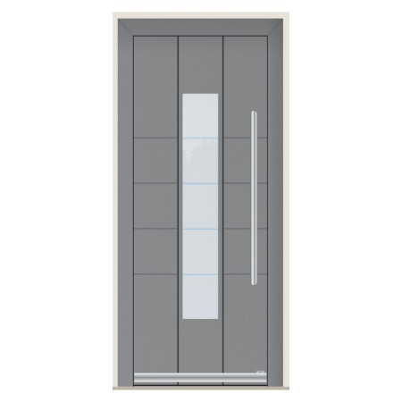 Porte d’entrée bois-alu Pirnar 8280P sur mesure | A2T