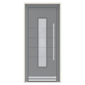 Porte d’entrée bois-alu Pirnar 8290P sur mesure | A2T