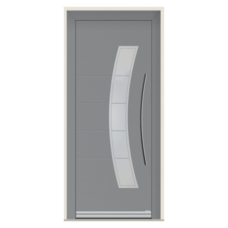 Porte d’entrée bois-alu Pirnar 8330P sur mesure | A2T