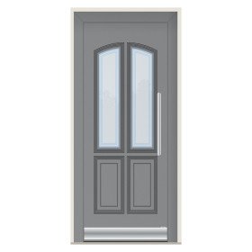 Porte d’entrée bois-alu Pirnar 8340P sur mesure | A2T