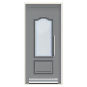 Porte d’entrée bois-alu Pirnar 8380P sur mesure | A2T