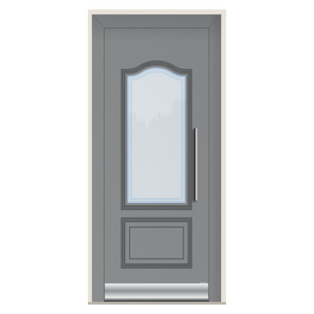Porte d’entrée bois-alu Pirnar 8380P sur mesure | A2T