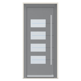 Porte d’entrée bois-alu Pirnar 8410P sur mesure | A2T