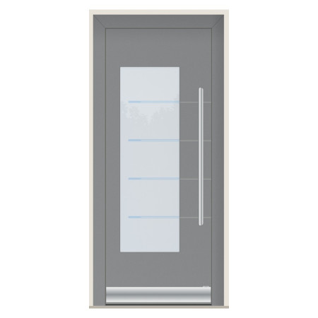 Porte d’entrée bois-alu Pirnar 8470P sur mesure | A2T