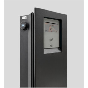 Borne de recharge V2C Pole Pro 2 × 22 kW triphasée – double sortie, écran 7 pouces, OCPP