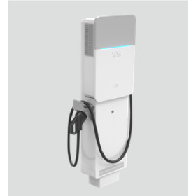 Piédestal blanc V2C pour borne rapide Denka