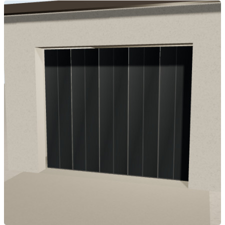 Porte de garage latérale Hörmann HST 42 sur mesure | A2T