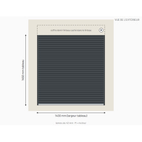 Volet roulant demi-linteau sur mesure, prix en ligne | A2T