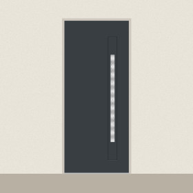 Porte d’entrée Polaris sur mesure PVC ou alu, prix en ligne | A2T