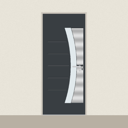 Porte d’entrée Régulus sur mesure PVC ou alu, prix en ligne | A2T