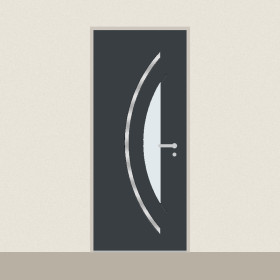 Porte d’entrée Atlas sur mesure PVC ou alu, prix en ligne | A2T