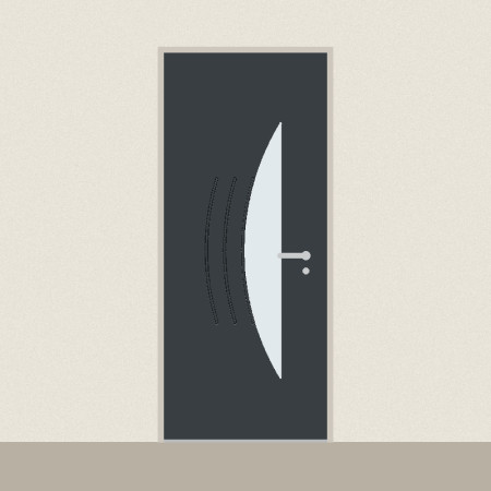 Porte d’entrée Maïa sur mesure PVC ou alu, prix en ligne | A2T