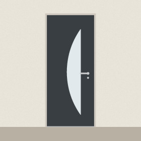 Porte d’entrée Andromède sur mesure PVC ou alu, prix en ligne | A2T