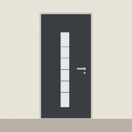 Porte d’entrée Lynx sur mesure PVC ou alu, prix en ligne | A2T