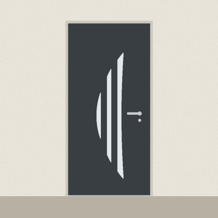 Porte d’entrée Aldébaran sur mesure PVC ou alu, prix en ligne | A2T