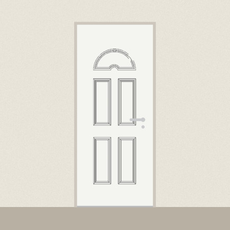 Porte d’entrée Hermine sur mesure PVC ou alu, prix en ligne | A2T