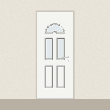 Porte d’entrée Bastide sur mesure PVC ou alu, prix en ligne | A2T