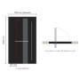 Porte d’entrée pivot Pirnar P_07 sur mesure, prix en ligne | A2T