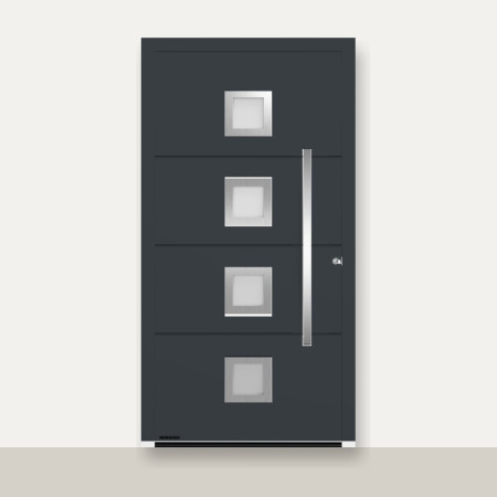 Porte d’entrée alu Hörmann ThermoSafe 173 | A2T