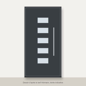Porte d’entrée alu Hörmann ThermoSafe 222 | A2T